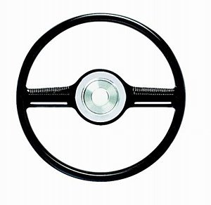 Mark-10 Steering Wheel Painted - Glossy Black