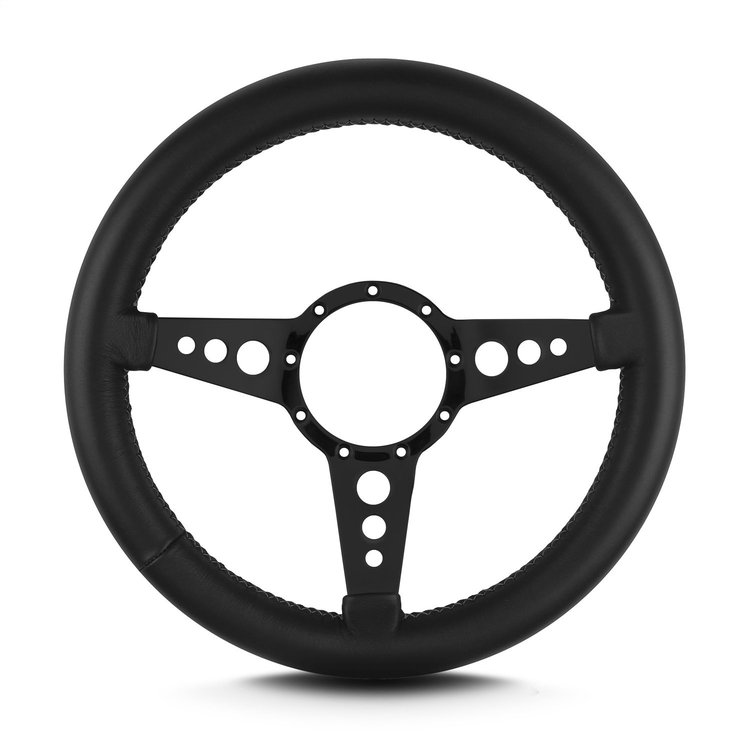 81401 Mark 4 GT Steering Wheel, Black, Black Spokes, 14 in. Thick Grip