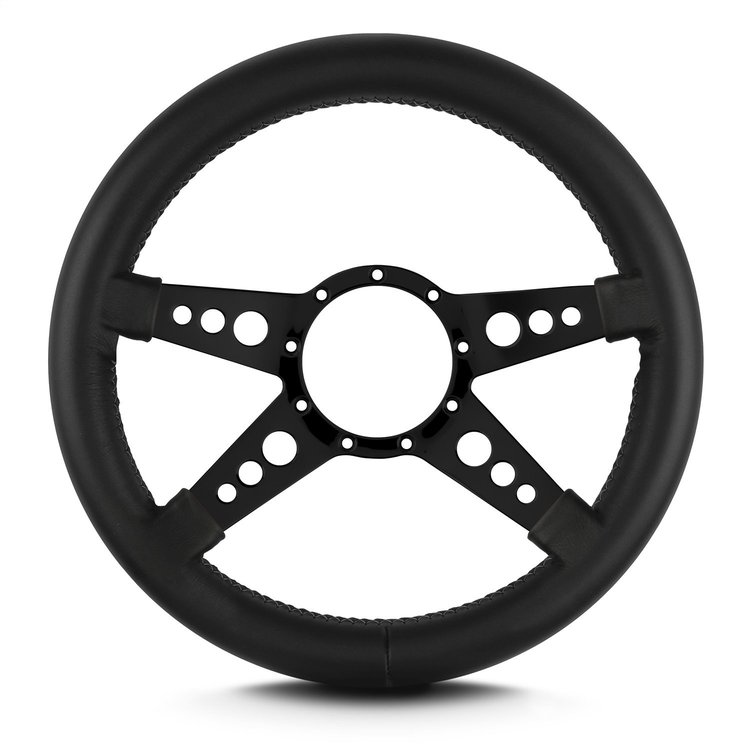 94901 Mark 9 GT Steering Wheel, Black, Black Spokes, 14 in. Thick Grip