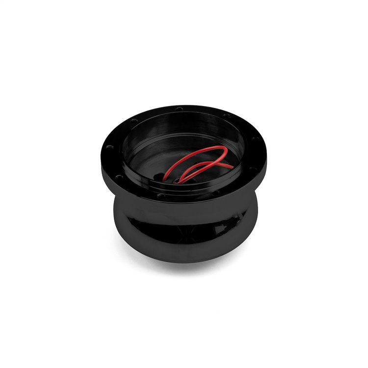 B-12422 Steering Wheel Hub Adapter, Fits w/78-91 Ford w/Locking Column w/o Airbag, 9-Bolt, 2.25 in. Long, Black Billet Aluminum