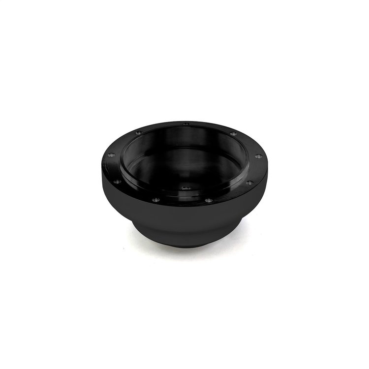B-13290 Steering Wheel Hub Adapter, 3 to 9-Bolt, Black Billet Aluminum