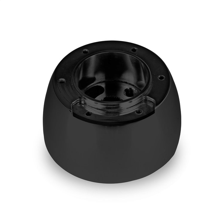 B-16457 Steering Wheel Hub Adapter, Fits w/67-94 GM, 6-Bolt, Vette 3 Spoke, Black Billet Aluminum