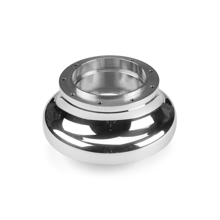 B-22409 Steering Wheel Hub Adapter, Fits w/89-92 Ford w/o Airbag, 9-Bolt, Polished Billet Aluminum