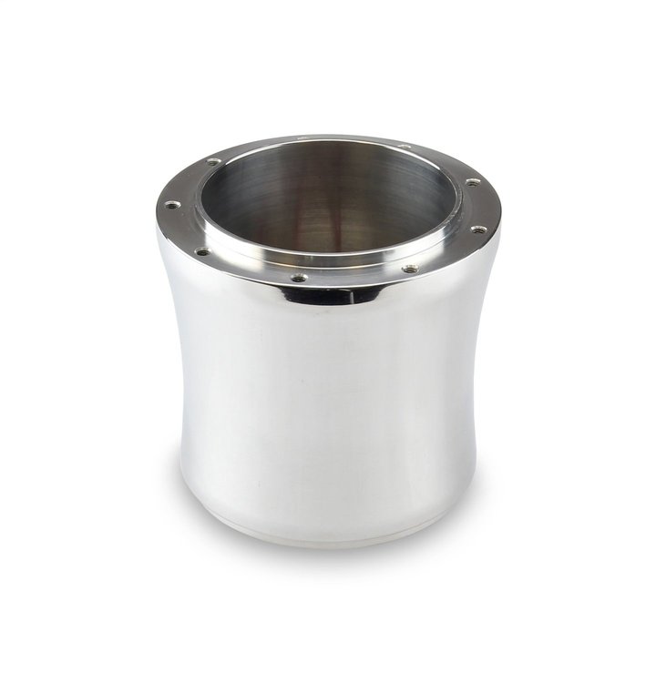 B-22412 Steering Wheel Hub Adapter Fits w/78-91 Ford w/Locking Column w/o Airbag, 9-Bolt, 3.5 in. Long, Polished Billet Aluminum