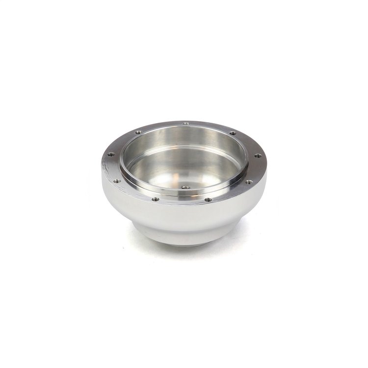 B-22417 Steering Wheel Hub Adapter, Fits w/39-41 Ford w/40 Spline Shaft/2.1 in. OD, 9-Bolt, Polished Billet Aluminum