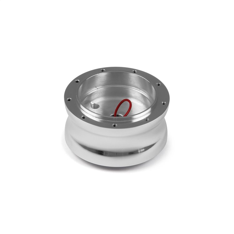 B-25801 Steering Wheel Hub Adapter, Fits w/85-89 Nissan/Trucks, 9-Bolt, Polished Billet Aluminum