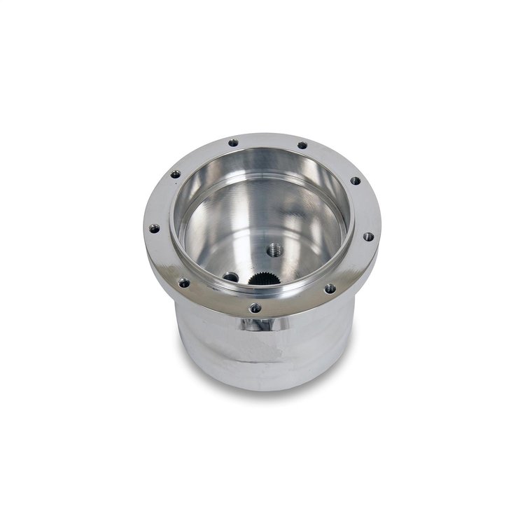 B-26402 Steering Wheel Hub Adapter, Fits w/54-66 GM, 9-Bolt, Polished Billet Aluminum