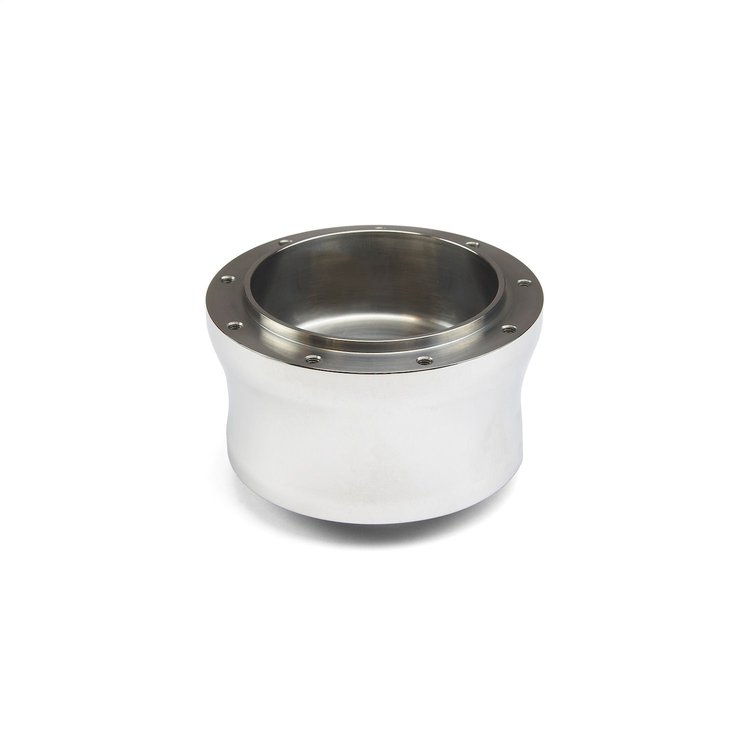 B-26422 Steering Wheel Hub Adapter, Fits w/64-66 GM, 9-Bolt, Short Polished Billet Aluminum
