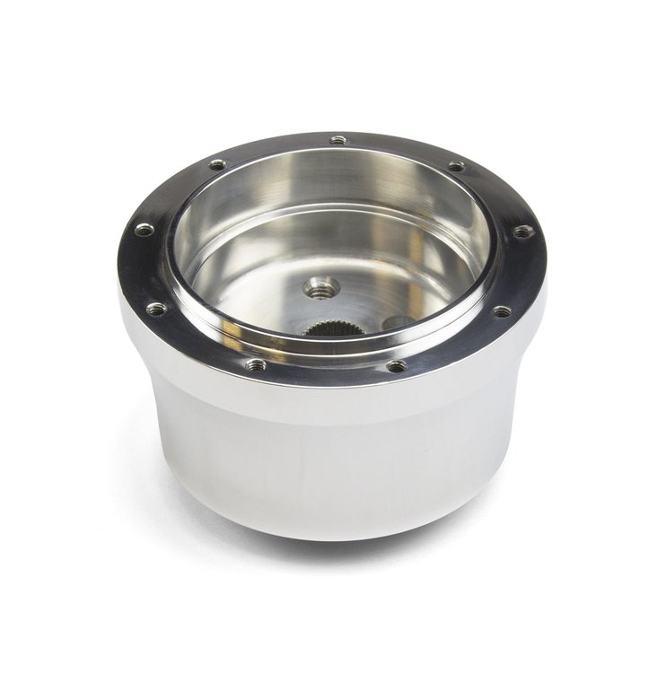 B-26423 Steering Wheel Hub Adapter, Fits w/67-94 GM w/o Air Bag Flaming River Column, 9-Bolt, Polished Billet Aluminum