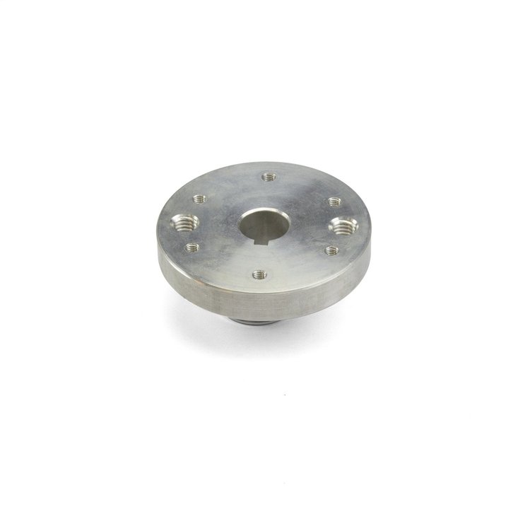 B-46410 Steering Wheel Hub Adapter, Fits w/Early Ford w/Keyway, Mark 40 Machined Billet Aluminum