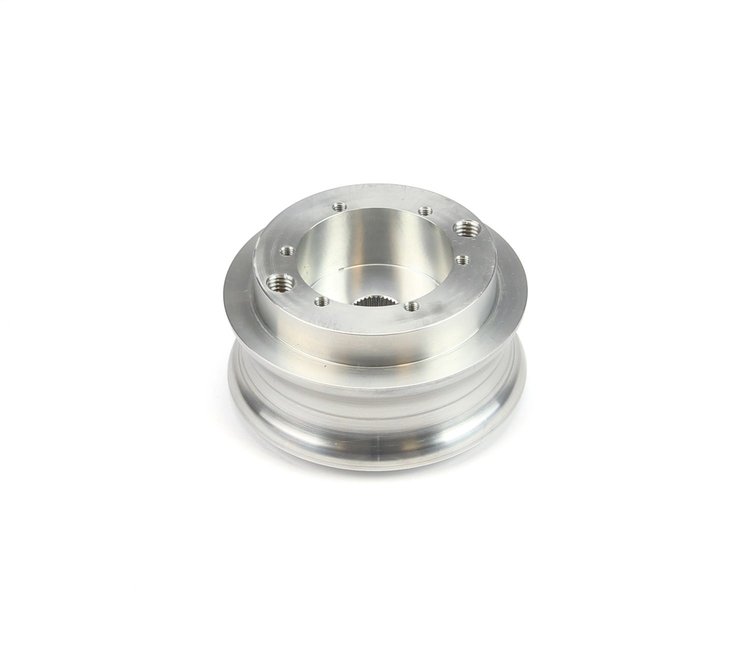 B-46423 Steering Wheel Hub Adapter, Fits w/Flaming River Column, Mark 40 Machined Billet Aluminum