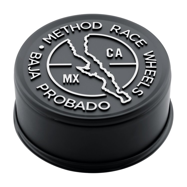 CP-BAJA108P-B Center Cap, Baja, 108 mm, Push-Thru, Black