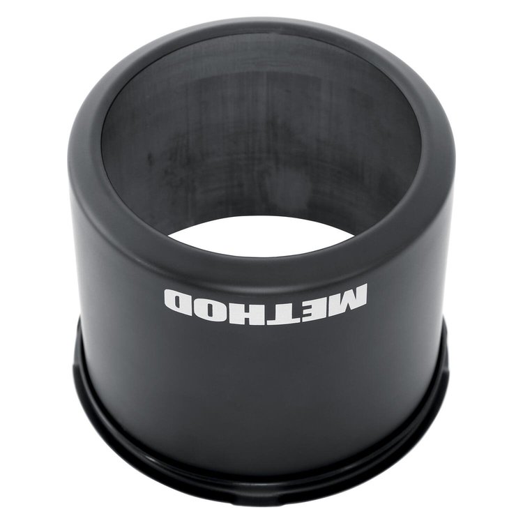 CP-OPEN140-110-B Center Cap, Open 110 mm, Push-Through, Black
