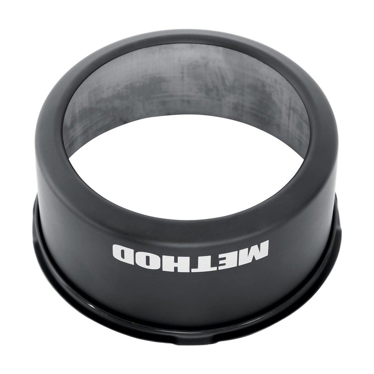 CP-OPEN140-62-B Center Cap, Open 62 mm, Push-Through, Black