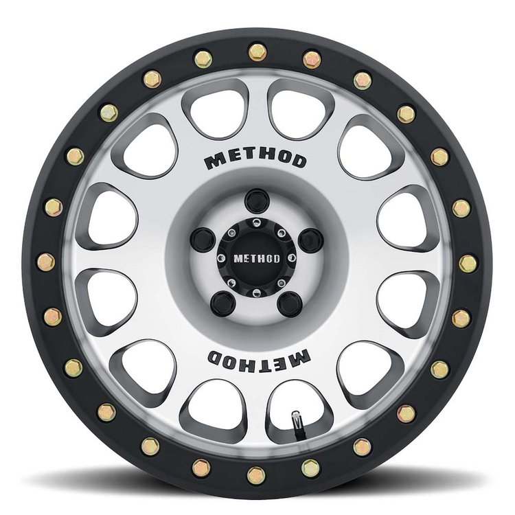 MR10579050338B RACE MR105 Beadlock Wheel [Size: 17" x 9"] Machined w/ Matte Black Ring