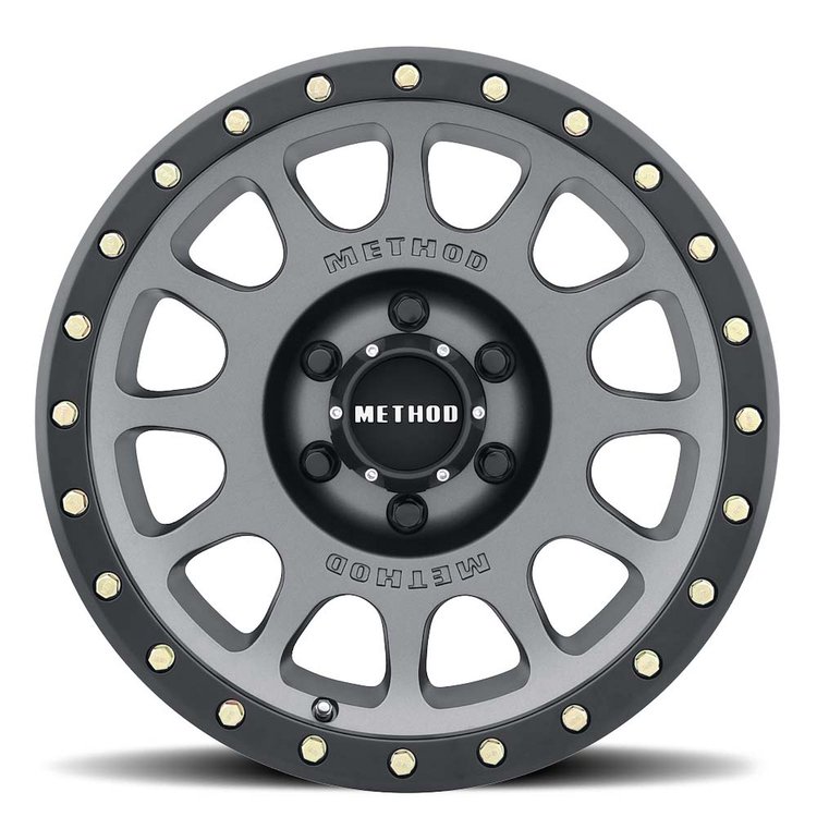 MR30529060818 STREET MR305 NV Wheel [Size: 20" x 9"] Titanium w/ Matte Black Lip