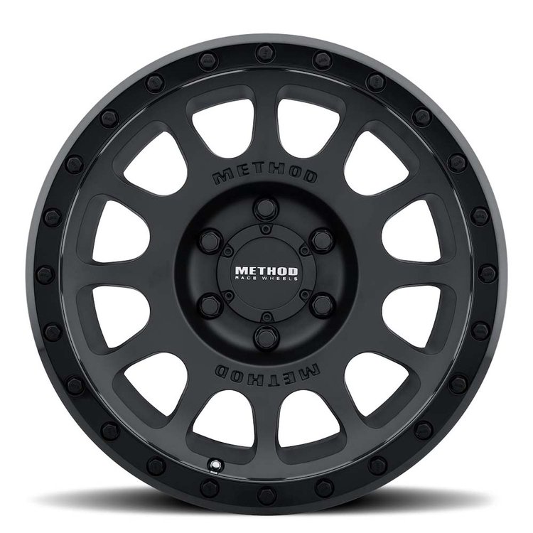 MR305890601012N STREET MR305 NV Wheel [Size: 18" x 9"] Matte Black w/ Gloss Black Lip