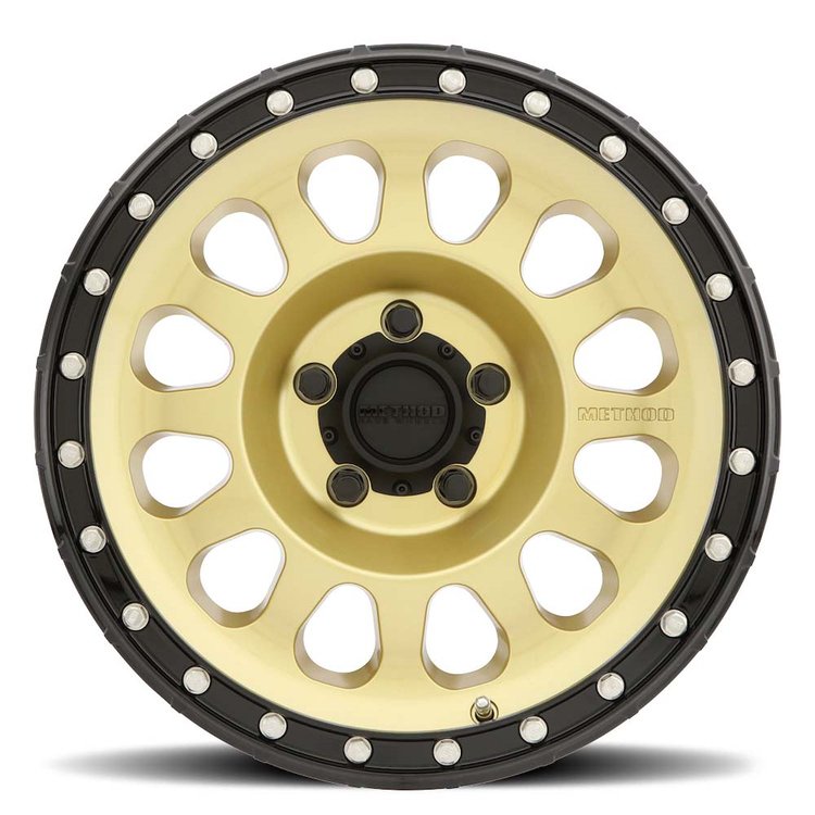 MR31521055118N STREET MR315 Wheel [Size: 20" x 10"] Gold w/ Black Lip