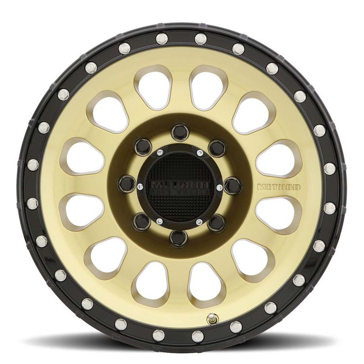 MR31521080118N STREET MR315 Wheel [Size: 20" x 10"] Gold w/ Black Lip