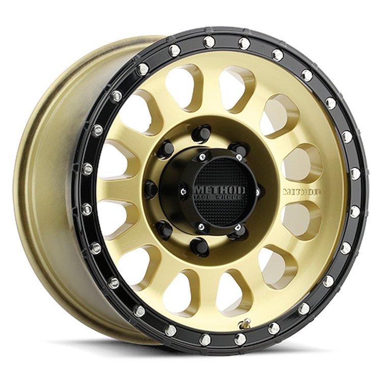 MR31521088118N STREET MR315 Wheel [Size: 20" x 10"] Gold w/ Black Lip