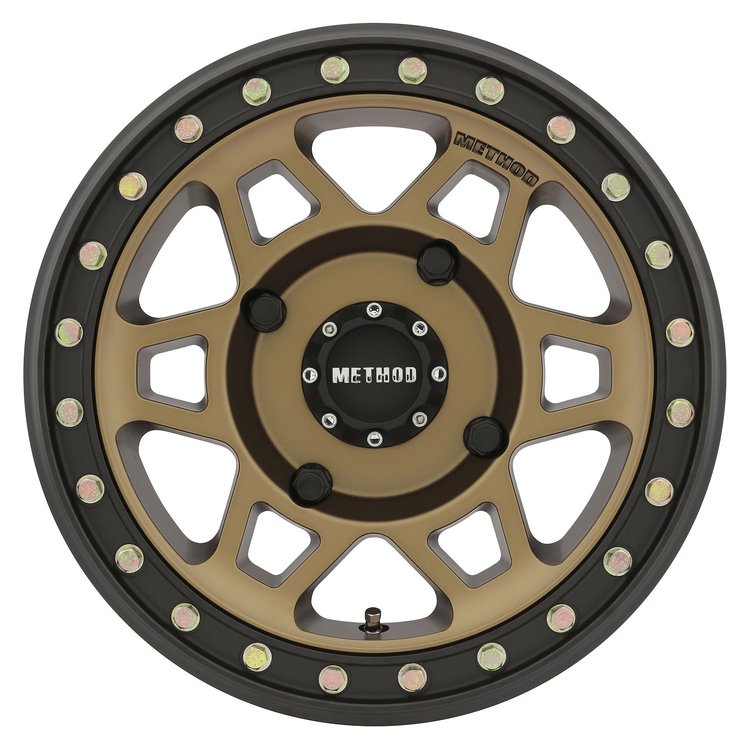 MR40557046952B UTV MR405 UTV Beadlock Wheel [Size: 15" x 7"] Method Bronze w/ Matte Black Ring