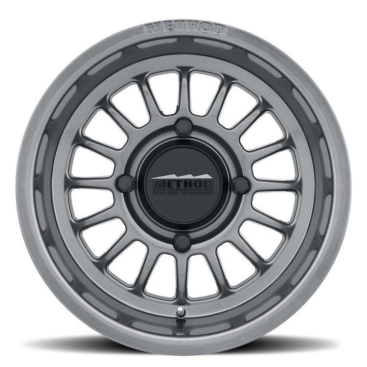 MR41157047852 UTV MR411 Bead Grip Wheel [Size: 15" x 7"] Gloss Titanium