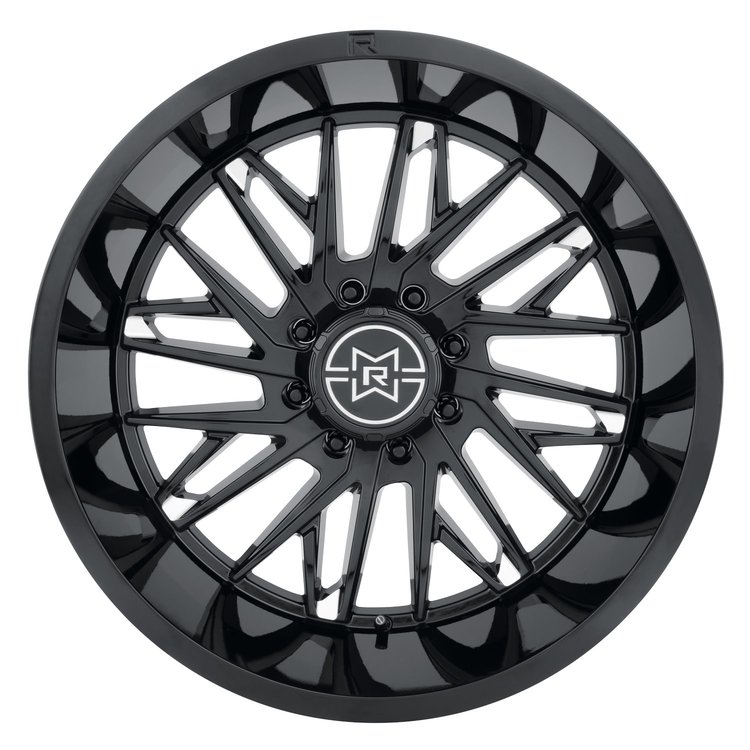 MR80121280540N MR801 Wheel [Size: 20"x12"] Gloss Black Milled Finish