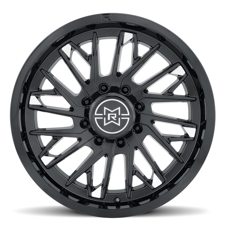 MR80129087512N MR801 Wheel [Size: 20"x9"] Gloss Black Milled Finish