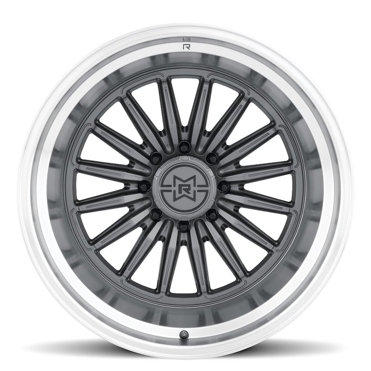MR80321287840N MR803 Wheel [Size: 20"x12"] Gloss Titanium w/Machined Lip Finish