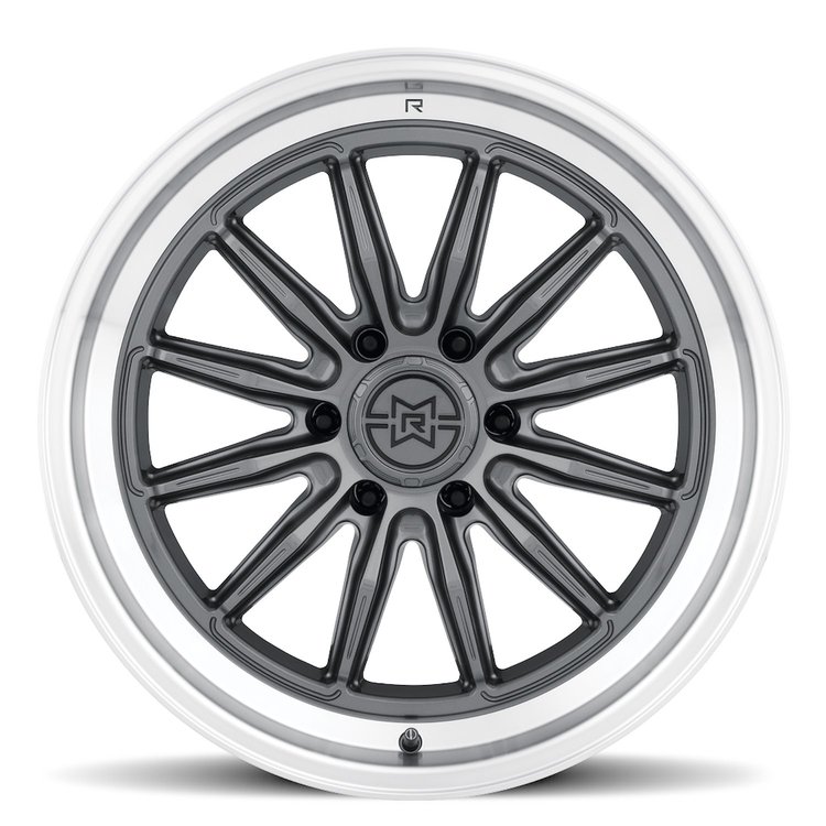 MR80329060812N MR803 Wheel [Size: 20"x9"] Gloss Titanium w/Machined Lip Finish