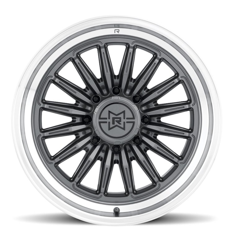 MR80329080812N MR803 Wheel [Size: 20"x9"] Gloss Titanium w/Machined Lip Finish