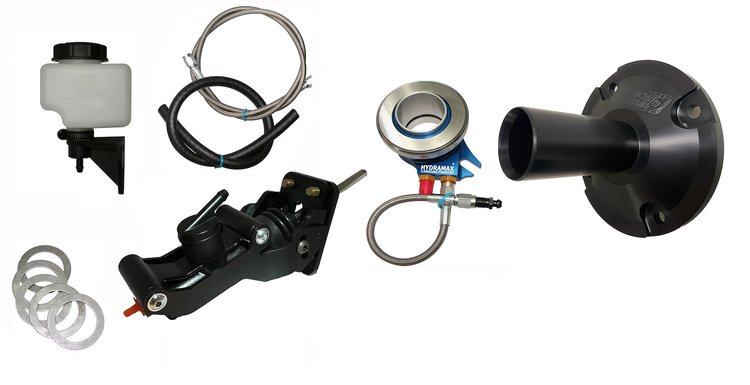 HMFO01103G HYDRAMAX Hydraulic Clutch Actuator System, For Ford Toploader w/1-1/16 in. x 10-Spline Input to Classic Ford Falcon