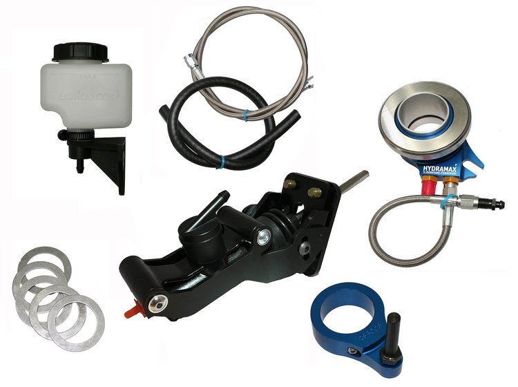 HMFO01301G HYDRAMAX Hydraulic Clutch Actuator System, For HD 1-3/16 in. Input Toploader to Ford Falcon/Comet/Torino & Fairlane