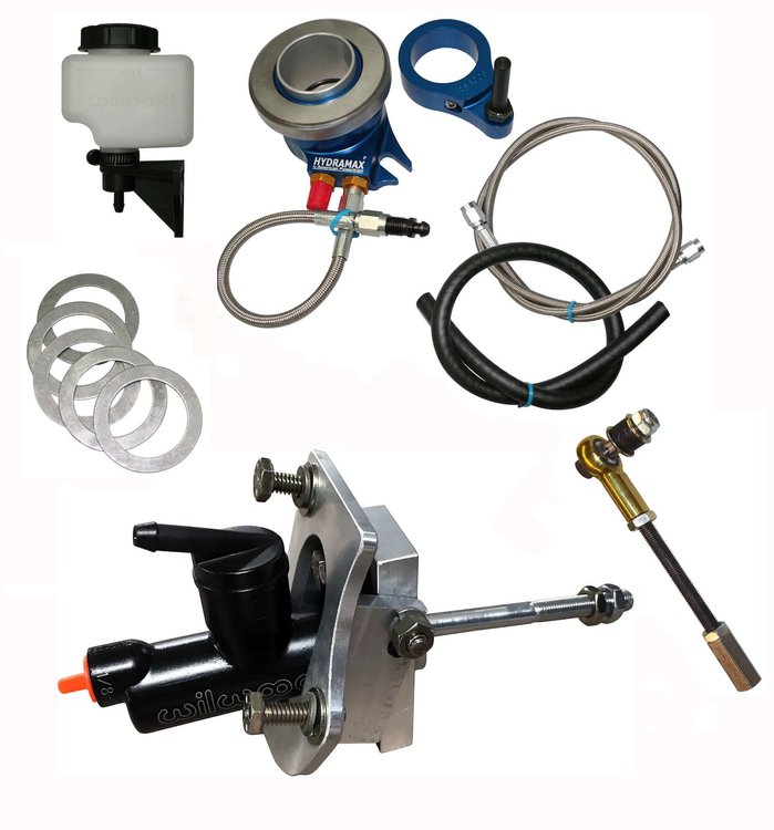 HMFO02301G HYDRAMAX Hydraulic Clutch Actuator System, 1971-73 Ford Mustang, For HD Toploader w/1-3/16 in. Input