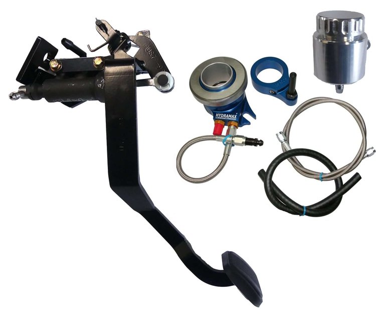 HMFO30004GA Underdash Hydraulic Clutch Conversion Kit, 1979-1993 Ford Mustang Fox Body