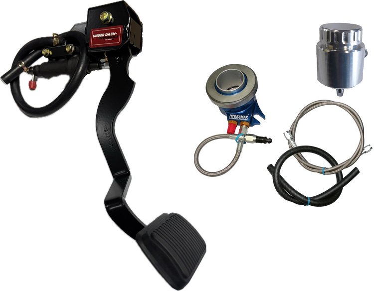 HMFO30010G Underdash Hydraulic Clutch Conversion Kit, 71-73 Ford Mustang, For 4/5/6-Speed