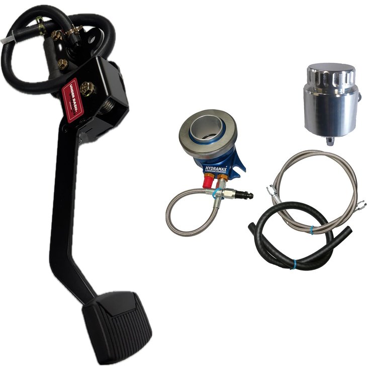 HMFO40008 Underdash Hydraulic Clutch Conversion Kit, 1967 Ford F-150, For 4/5/6-speed, For TKX/TKO/T-5/Magnum