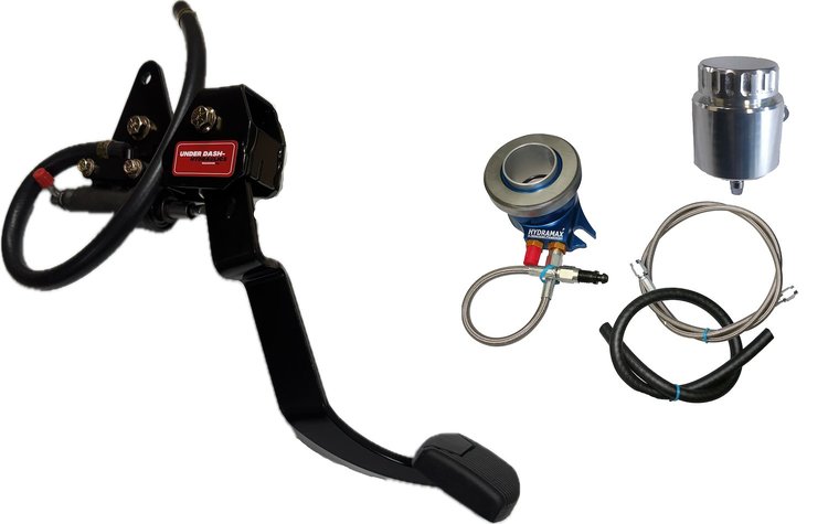 HMFO40011 Underdash Hydraulic Clutch Conversion Kit, 80-86 Ford F-150, For 4/5/6-Speed, For TKX/TKO/T-5/Magnum