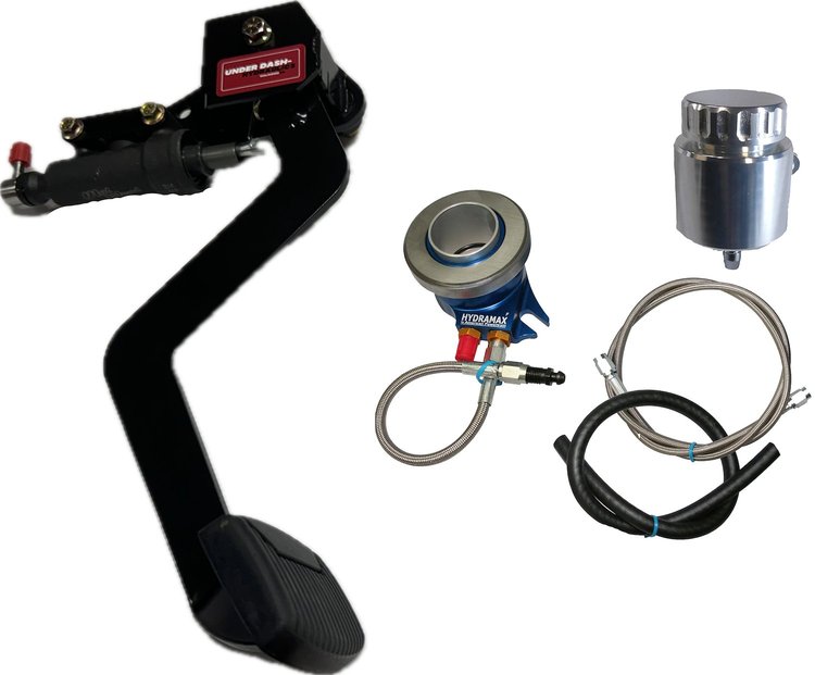 HMFO40030 Underdash Hydraulic Clutch Conversion Kit, 1961-64 Ford Galaxie, For 4/5/6-Speed, For TKX/TKO/T-5/Magnum