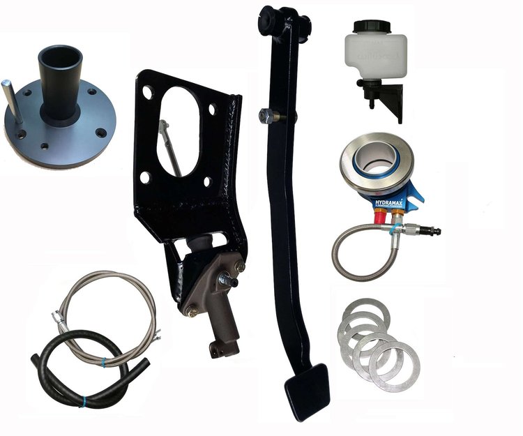 HMGM01203G HYDRAMAX Hydraulic Clutch Actuator System, GM G-Body TREMEC T-56 & Magnum Hydramax Custom G-Body Firewall Mount