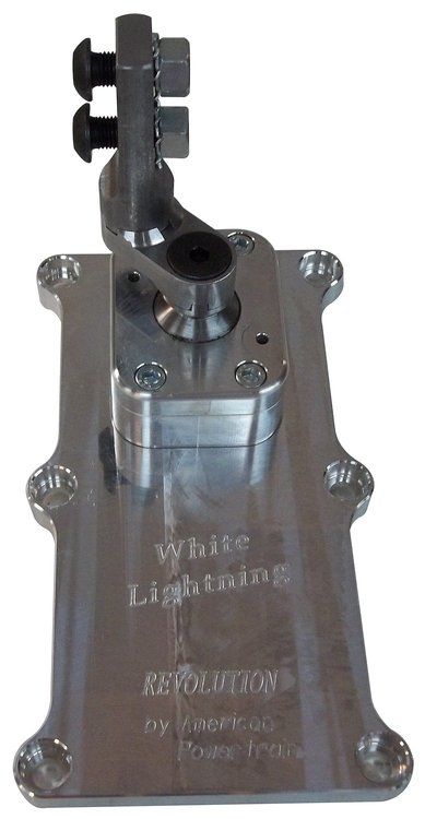 SHWL-20100SR1 White Lightning Short Throw Shifter, Magnum T-56, 1 in. Offset, Billet Aluminum