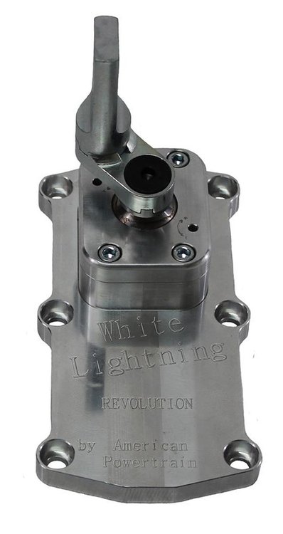 SHWL-20200SR2 White Lightning Short Throw Shifter, 1998-2002 Chevy Camaro T-56; Camaro T5, 2.25 in. Offset, Billet