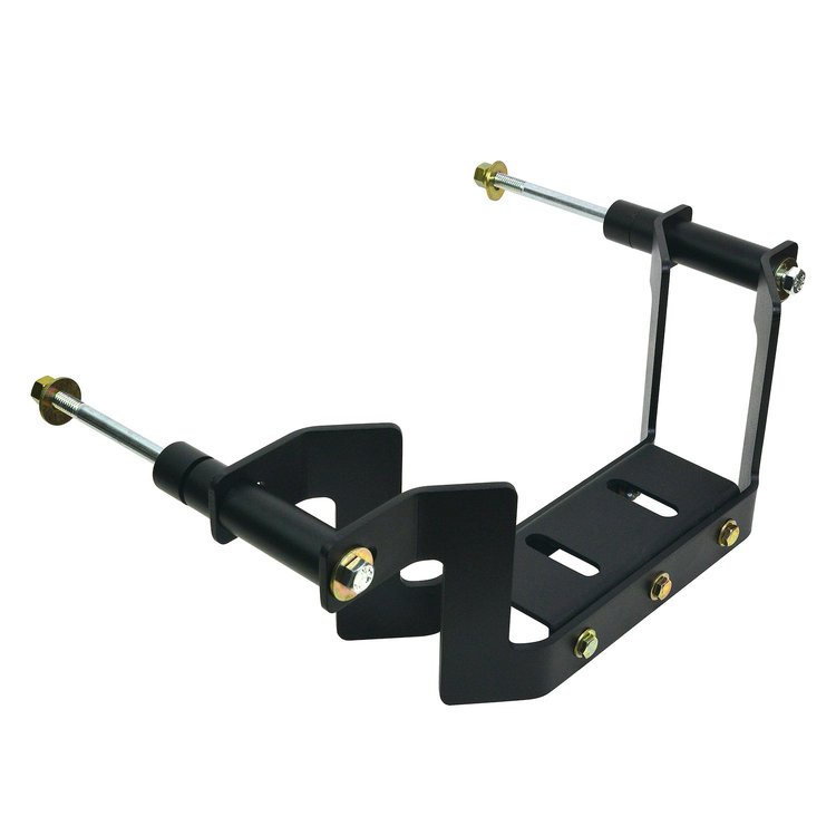 XMFO-20001 X-Factor Crossmember, 1964.5-1973 Ford Mustang to T-56 Magnum, Black Powder-Coat