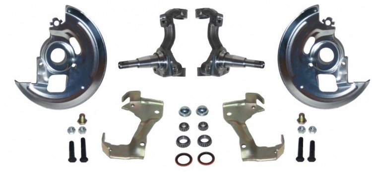 GM A/F/X-Body Front Disc Brake Conversion Kit w/Stock Height Spindles
