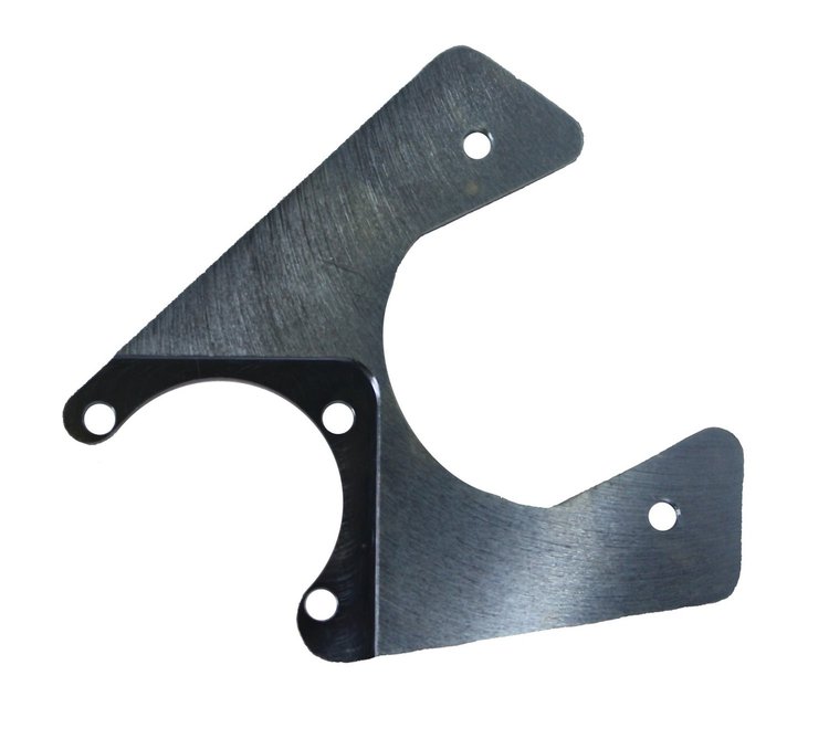BRKT0004L Disc Brake Caliper Bracket for 10 & 12-Bolt using Trans Am Rotors and Calipers [Left Side]