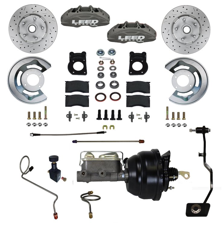 FC0006-X405MX Brake Conversion Kit, Power Front Kit w/Drilled Rotors & Anodized Calipers