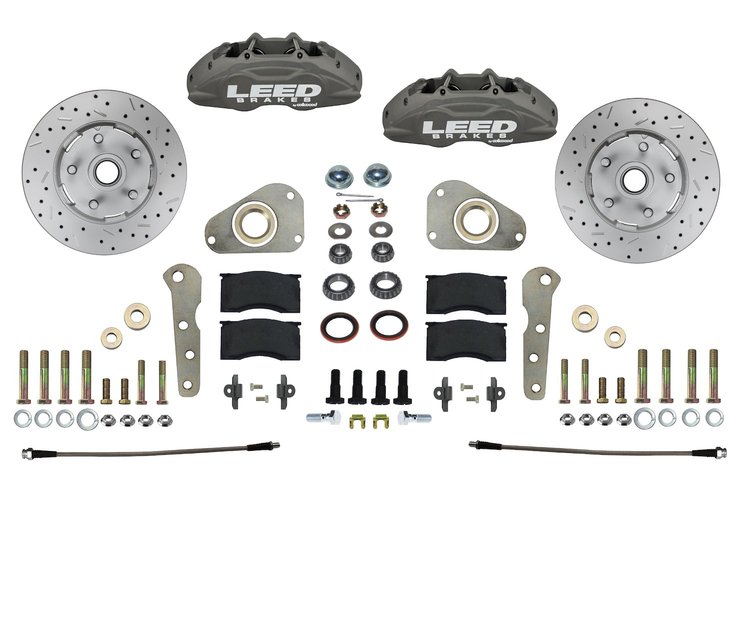 FC0026SMX Brake Conversion Kit, Spindle Kit w/Drilled Rotors & Anodized Calipers