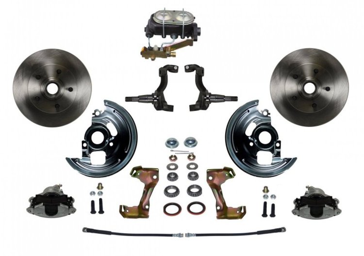 GM A/F/X-Body Front Disc Brake Conversion Kit w/Stock Height Spindles