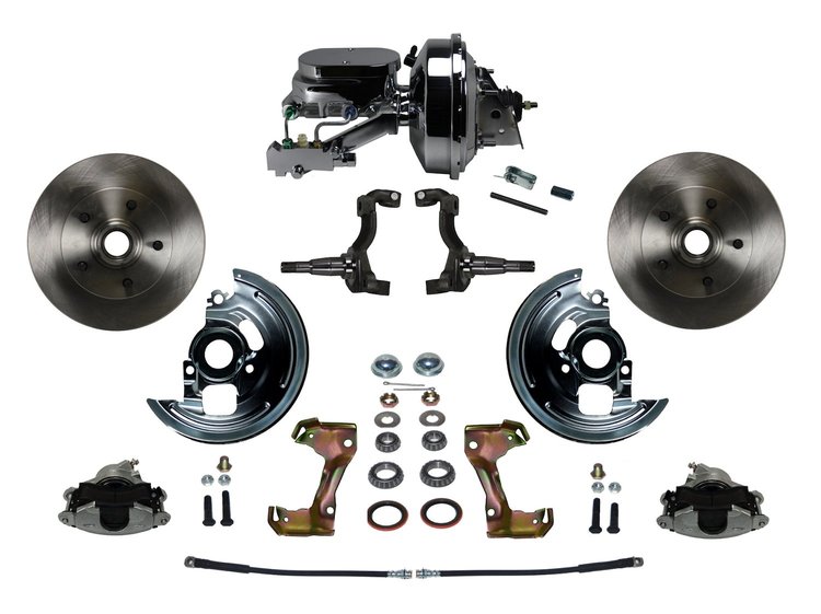 GM A/F/X-Body Front Disc Brake Conversion Kit w/Stock Height Spindles