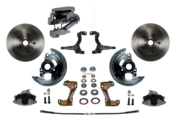 GM A/F/X-Body Front Disc Brake Conversion Kit w/Stock Height Spindles